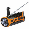 Wind-Up AM/FM Radio Flashlight